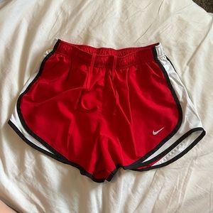 Red Nike Athletic Shorts